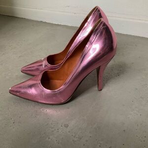 Lanvin Metallic Heels